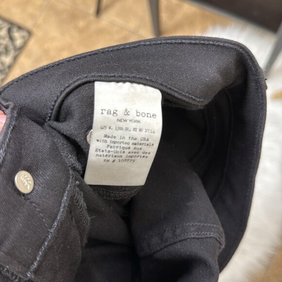 RAG & BONE flexi nina skinny black jeans 32 EUC - Picture 15 of 15